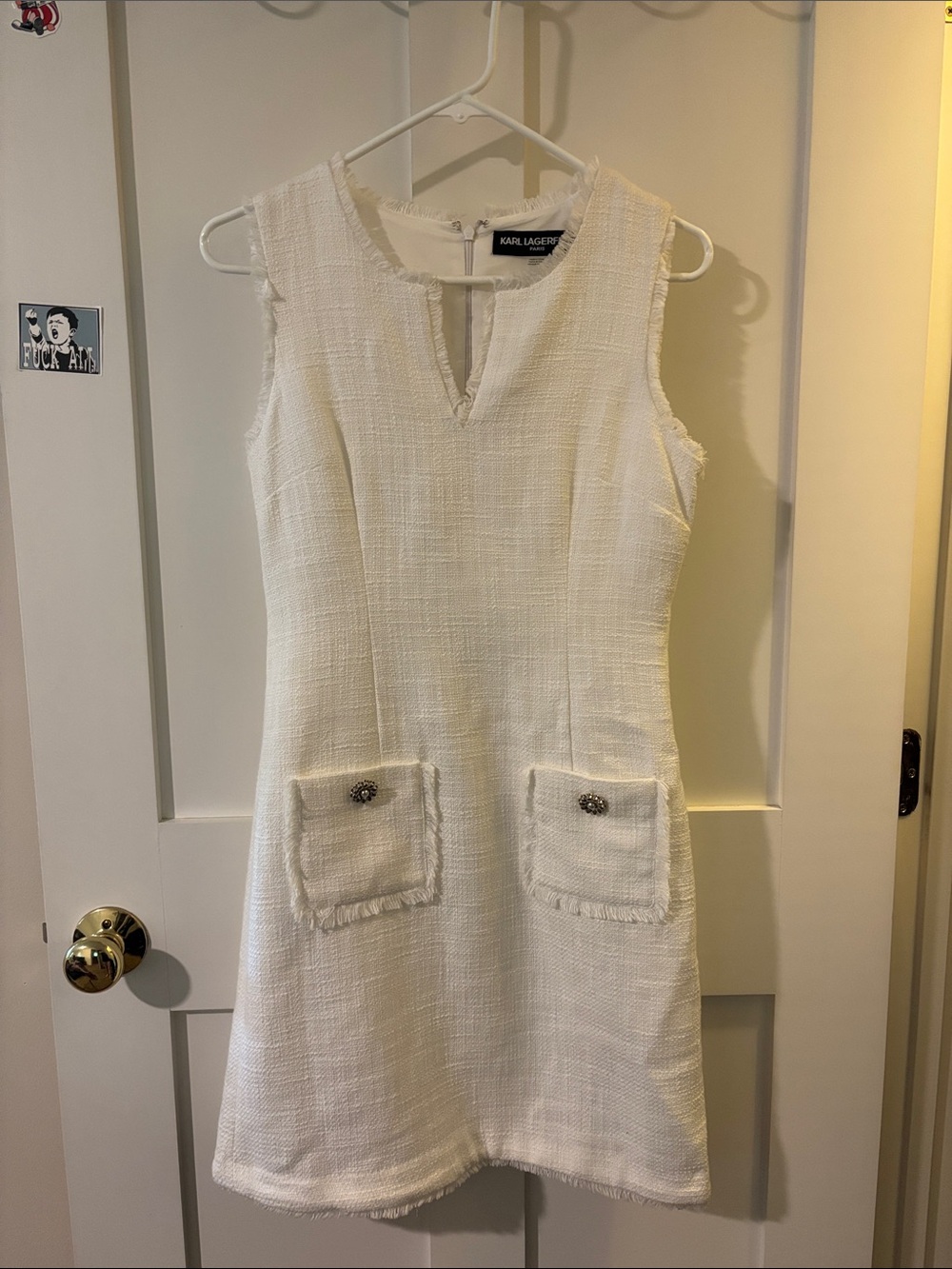 Karl Lagerfeld Cream Dress